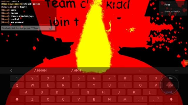 THERES A COOLKID HACKER IN ROBLOX смотреть онлайн