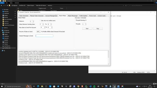 AI Tinder Bot- Process of Creating an accounts . This bot automates UpTo 100 accounts. смотреть онлайн