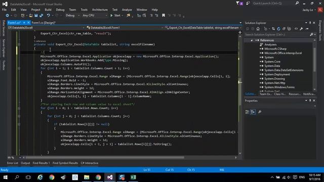 How to export datatable to excel in C# with format смотреть онлайн