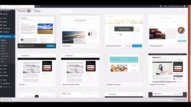 How to Install the Genesis Framework & Child Theme on a WordPress Blog смотреть онлайн