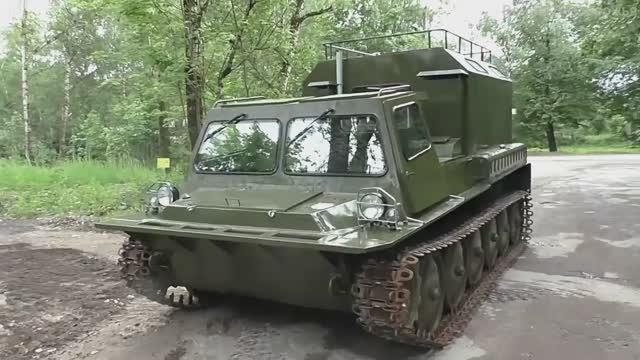 Обзор Гусеничный вездеход ГАЗ-71 с дизельным двигателем мерседес смотреть онлайн