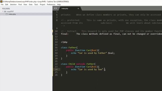 OOP Basic Concepts In PHP|Final Keyword and Method Overriding C#9 ||Access Modifiers|by Kashif quai смотреть онлайн