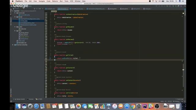 MVC explication et démonstration (PHP) смотреть онлайн