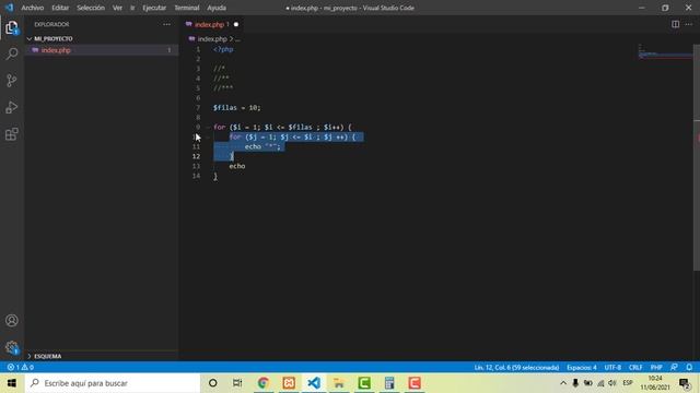 12 - Estructuras repetitivas o bucles (FOR Y FOREACH) en PHP - Curso PHP 8 desde cero смотреть онлайн
