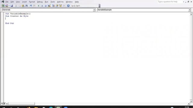 VBA Tutorial Variable and Data Type Byte смотреть онлайн