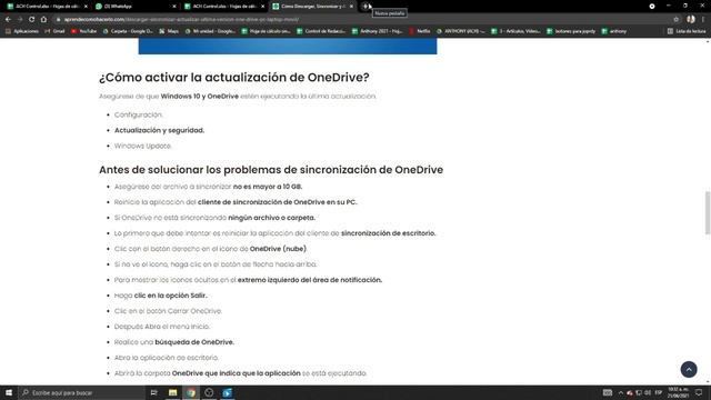 Cómo Descargar, Sincronizar y Actualizar la Última Versión de OneDrive en mi PC, Laptop o Móvil смотреть онлайн