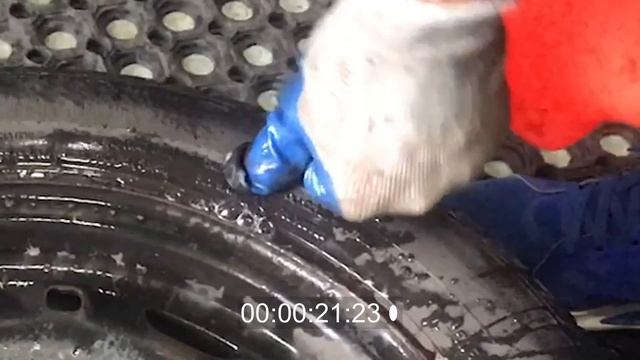Ремонт штампованного диска SKODA смотреть онлайн