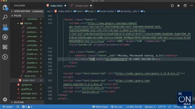 3.16 Создаем интерактивные карты на сайте смотреть онлайн
