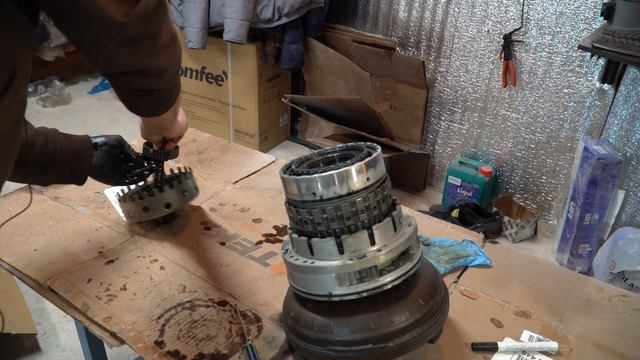 Разборка 5hp19. Часть 3. Фрикционы смотреть онлайн