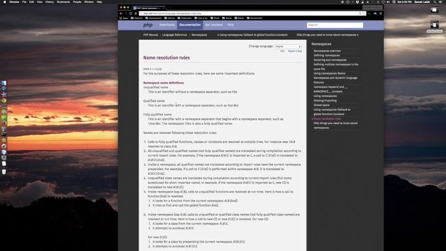 Namespace in PHP (part 4) смотреть онлайн