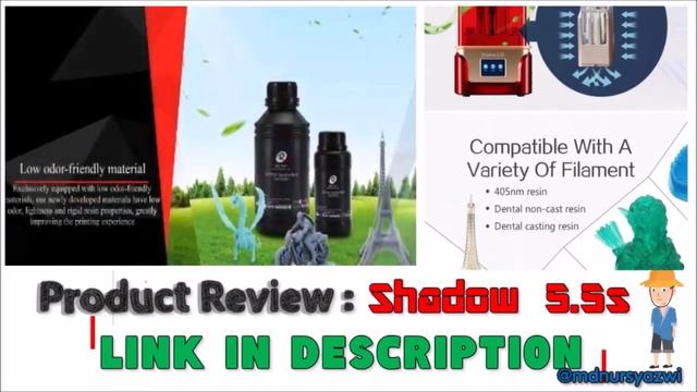 QIDI TECH SLA /LCD 3D Printer Shadow 5.5 S Review смотреть онлайн