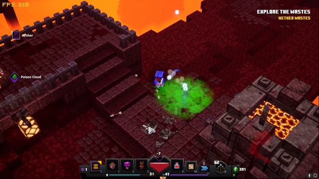 Minecraft Dungeons (Flames of the Nether DLC, Part 1) смотреть онлайн
