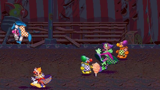 Ninja Clowns 2 player Netplay arcade game смотреть онлайн
