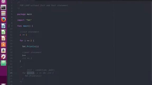 Go Golang Programming 19 - FOR LOOP without Init and Post Statement смотреть онлайн