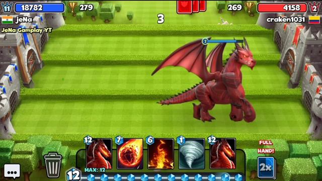 Trolling In Castle-1 With Giant Dragon! Funny Battle 🔥 Castle Crush смотреть онлайн