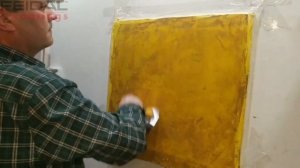Уникальная фактура! Венецианская штукатурка и трафарет!