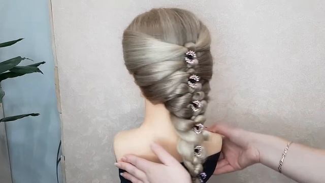 СУПЕР Быстрые Прически на длинные волосы ? Учебник по прически? смотреть онлайн