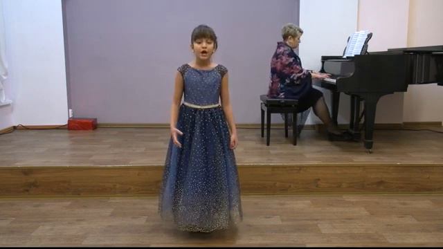 Золотухина Юлия, 10 лет, Кострома. Р.н.п. в обр. Ю.Чичкова «На горе-то калина» смотреть онлайн