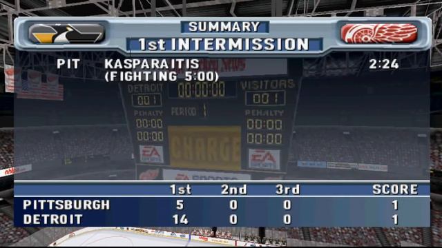 NHL 2001 Pittsburgh Penguins vs Detroit Red Wings emulator ps1 2.0 смотреть онлайн