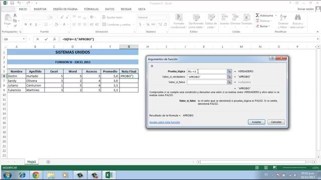 Curso en Excel 2013 - Capitulo 3 (Funcion SI - Basica) смотреть онлайн