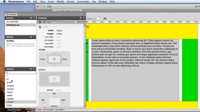 CSS layout 106, More Padding from Bill the Geek смотреть онлайн