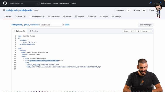 Update GitHub Profile with your Blog/YouTube activity using GitHub Actions смотреть онлайн