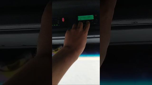 Как водитель вводил PIN в тахограф Атол