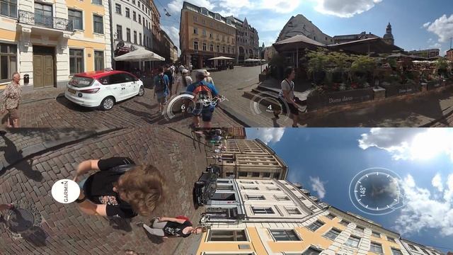 Streets of Old Riga - Video360 - Улочки Старой Риги - Видео360 смотреть онлайн