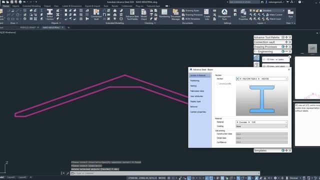 AUTOCAD ADVANCE STEEL NAVE INDUSTRIAL COMPLETA смотреть онлайн