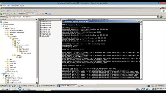 Restore Oracle database full backup смотреть онлайн