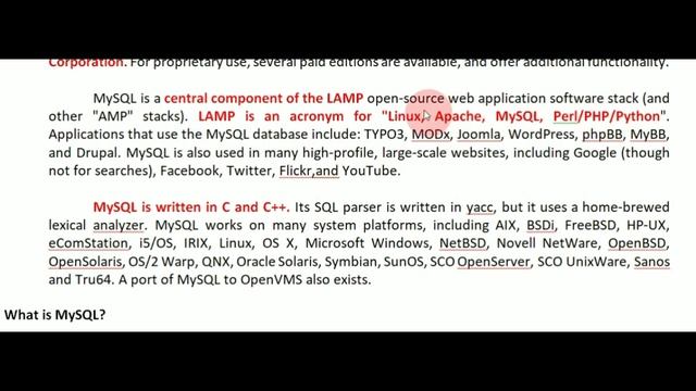 INTRODUCTION TO MySql COMMANDS смотреть онлайн