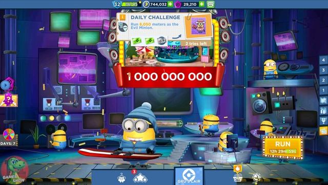 Agent Prize Pod VS Challenger Minion Rush Despicable Me / Daily Challenge Gameplay Walkthrough