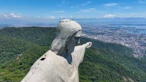 Rio De Janeiro 4K drone view 🇧🇷 Flying Over Rio De Janeiro | Relaxation film with calming music