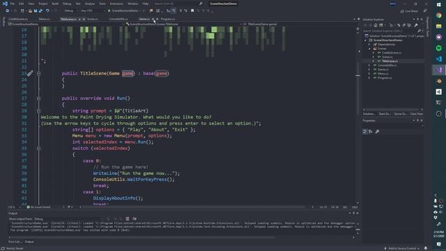 Intro to C#: 30 - Adventure Game Architecture Walkthrough смотреть онлайн