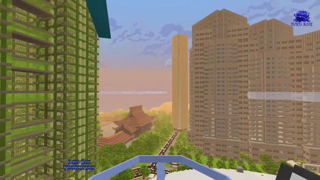 Minecraft Tokyo Helicopter Tour with Doris-Rose смотреть онлайн
