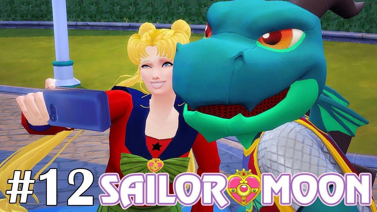 Осваиваемся в студгородке - The Sims 4 - Sailor Moon #12 смотреть онлайн