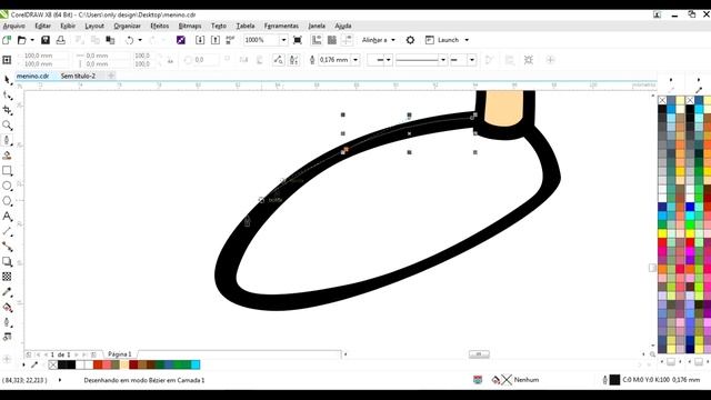 SPEED ART COREL X8 CARTOON STYLE - ANDRE COSTA DESIGN смотреть онлайн