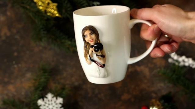 Девушка фотограф Декор по фото из полимерной глины Подарок для любимой @polimeshka diy hand made смотреть онлайн