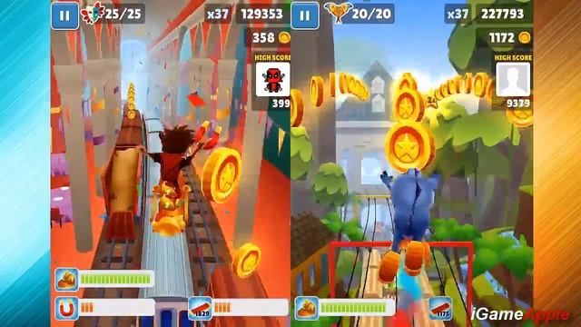 Subway Surfers Venice VS Madagascar iPad Gameplay HD #202 смотреть онлайн