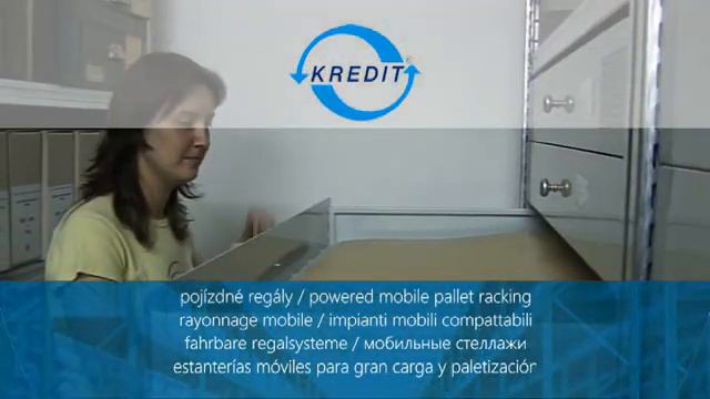 Mobile racks Kredit - the highest storage capacity of your warehouse смотреть онлайн
