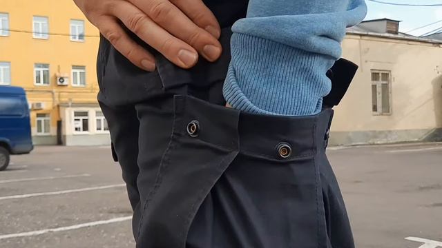 Джоггеры карго с карманами мужские катоновые плотные Амстердам Vintage Industries смотреть онлайн