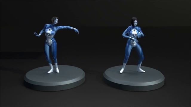 Cortana Dance Animation - 3D Rigged Model смотреть онлайн