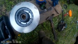 Замена переднего тормозного диска на газели.