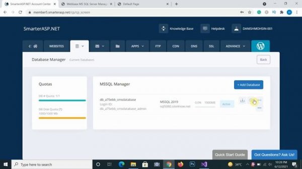 How to deploy an ASP.Net Core Web Application with SQL Database Server |Free Hosting| Free Domain
