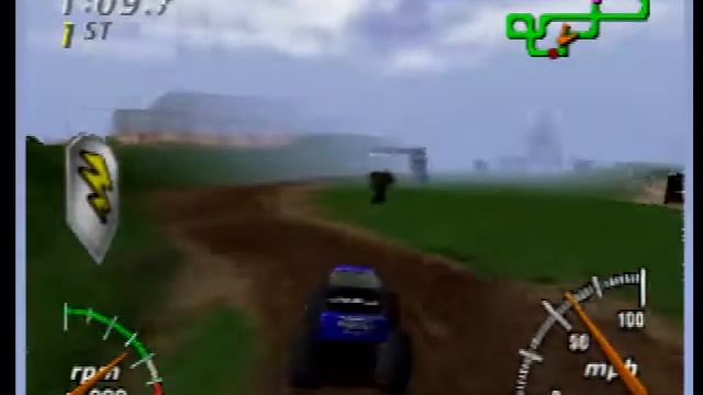 Monster Truck Madness 64 N64 Gameplay [No Commentary] смотреть онлайн