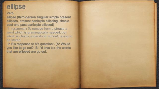 What does ellipse mean? смотреть онлайн