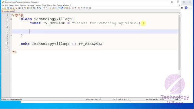 How to Define Constant in PHP Class | PHP OOP Bangla Tutorial | PHP Const Keyword - 05 смотреть онлайн