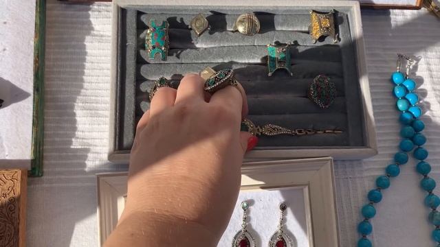 СМОТРЮ УКРАШЕНИЯ НА РЫНКЕ АНТИКВАРИАТА⚜️СЕРЕБРО⚜️САМОЦВЕТЫ (Katya Ru) смотреть онлайн