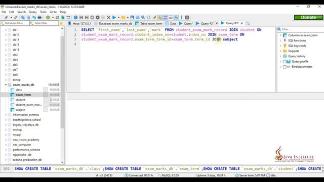 Explain how to use MAX SQL Functions and INNER JOIN use the data in the Database Tables. смотреть онлайн