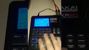 Akai XR20 пример возможностей, часть 1